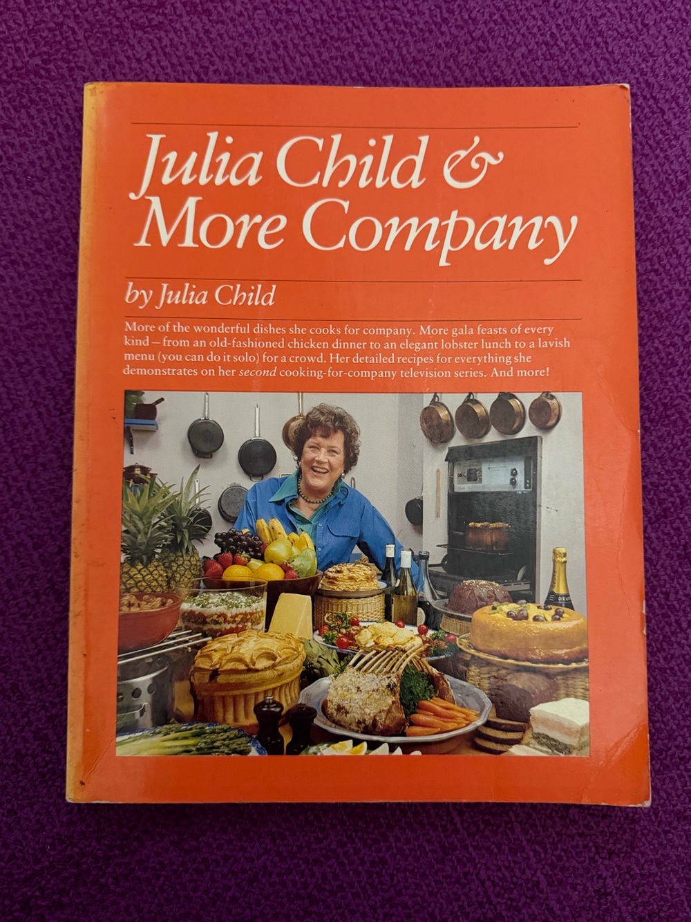 Julia Child & More Company First Edition Paperback 1979 Very Good Condition